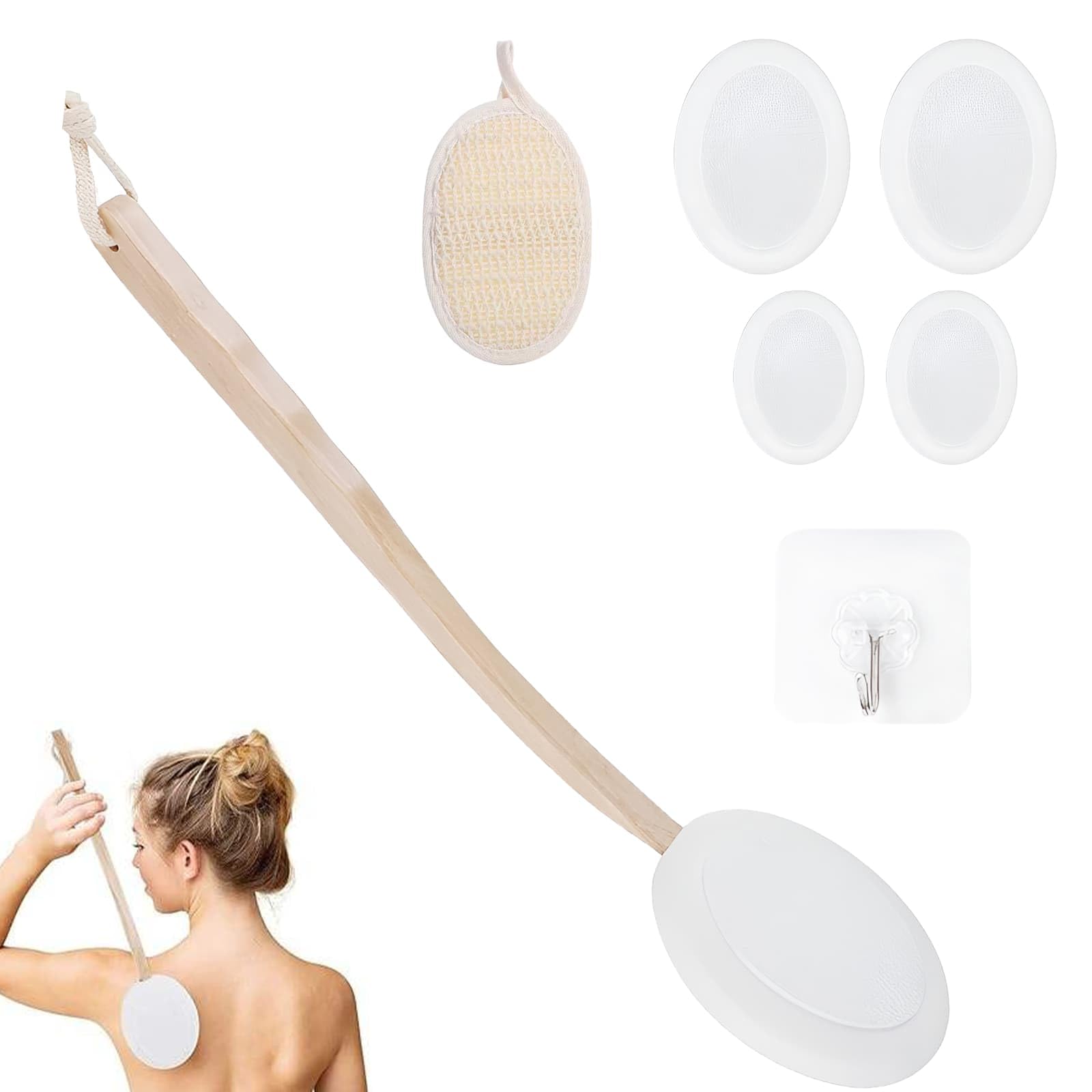 Jolof Store Lotion Applicator for Back | Long Handle Skincare Tool Set