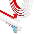 Jolof Store 2M White Self-Adhesive Cable Trunking | Mini Cord Hider
