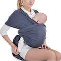 Voarge Baby Carrier Sling – Ergonomic Grey Nursing Wrap for 0-16kg