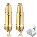 2Pcs Pop Up Click Clack Slotted Plug Bolt Assembly, Brass Plug Bolt Replacement, Internal Spring PlugBolt, for Most Sink Bath Tub Basin Drain Stopper - image 1