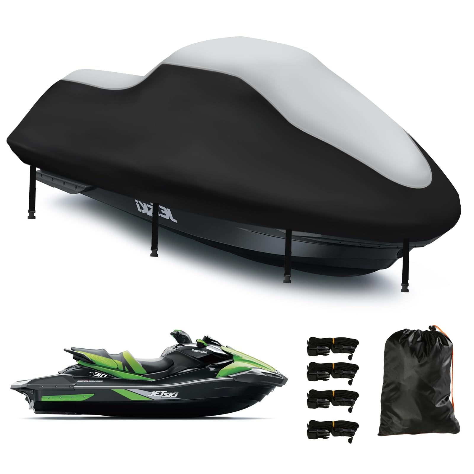 Waterproof Jet Ski Cover – 420D Heavy Duty UV Resistant PWC Cover