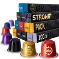 Strong Coffee Variety Pack – 100 Nespresso Compatible Pods
