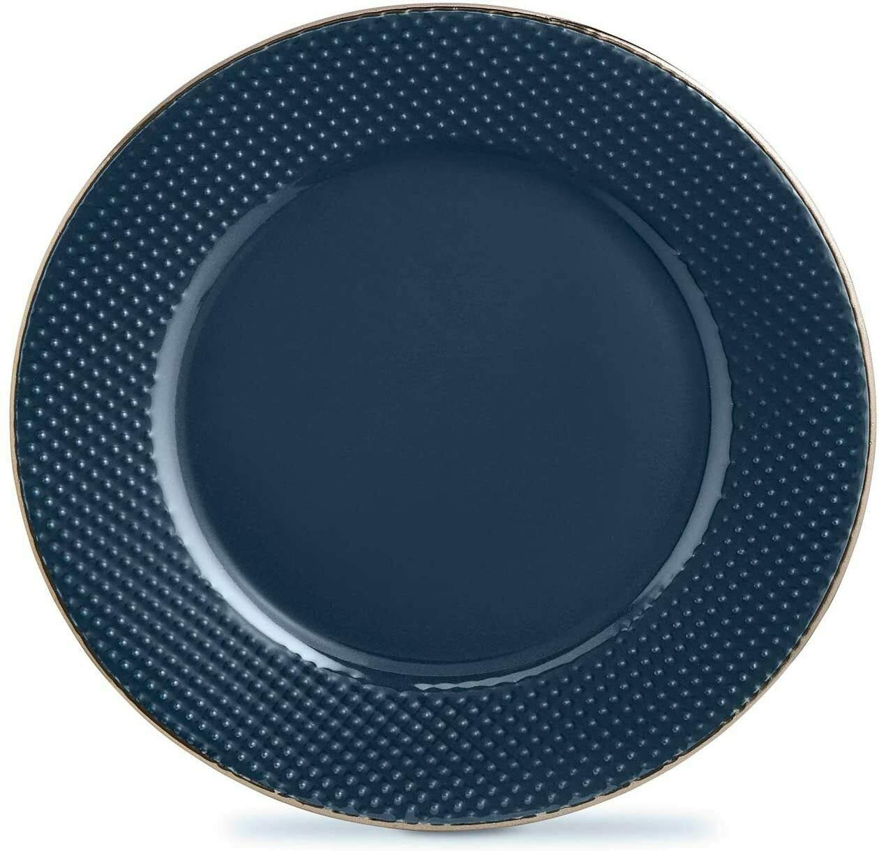 Tower Empire 16 Piece Dinnerware Set | Art Deco Stoneware - Midnight Blue