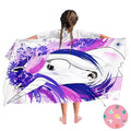 Ulticool Microfibre Children's Towel – Quick-Drying Unicorn Beach Towel