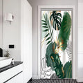 Tropical Palm Leaves Shower Curtain – Waterproof Polyester