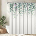 Eucalyptus Shower Curtain | Sage Green Floral Polyester