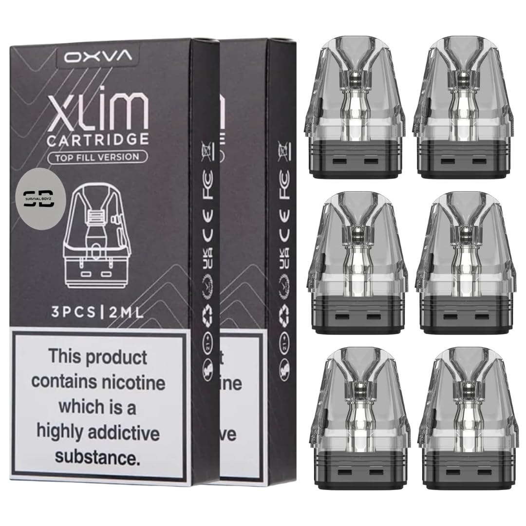 Oxva Xlim V3 Replacement Pods - 6 Pack Top Fill Mesh Cartridges
