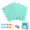 Knitiss 4 PCS Crochet Blocking Mats Set – 1.5cm Thick EVA Foam with Pins