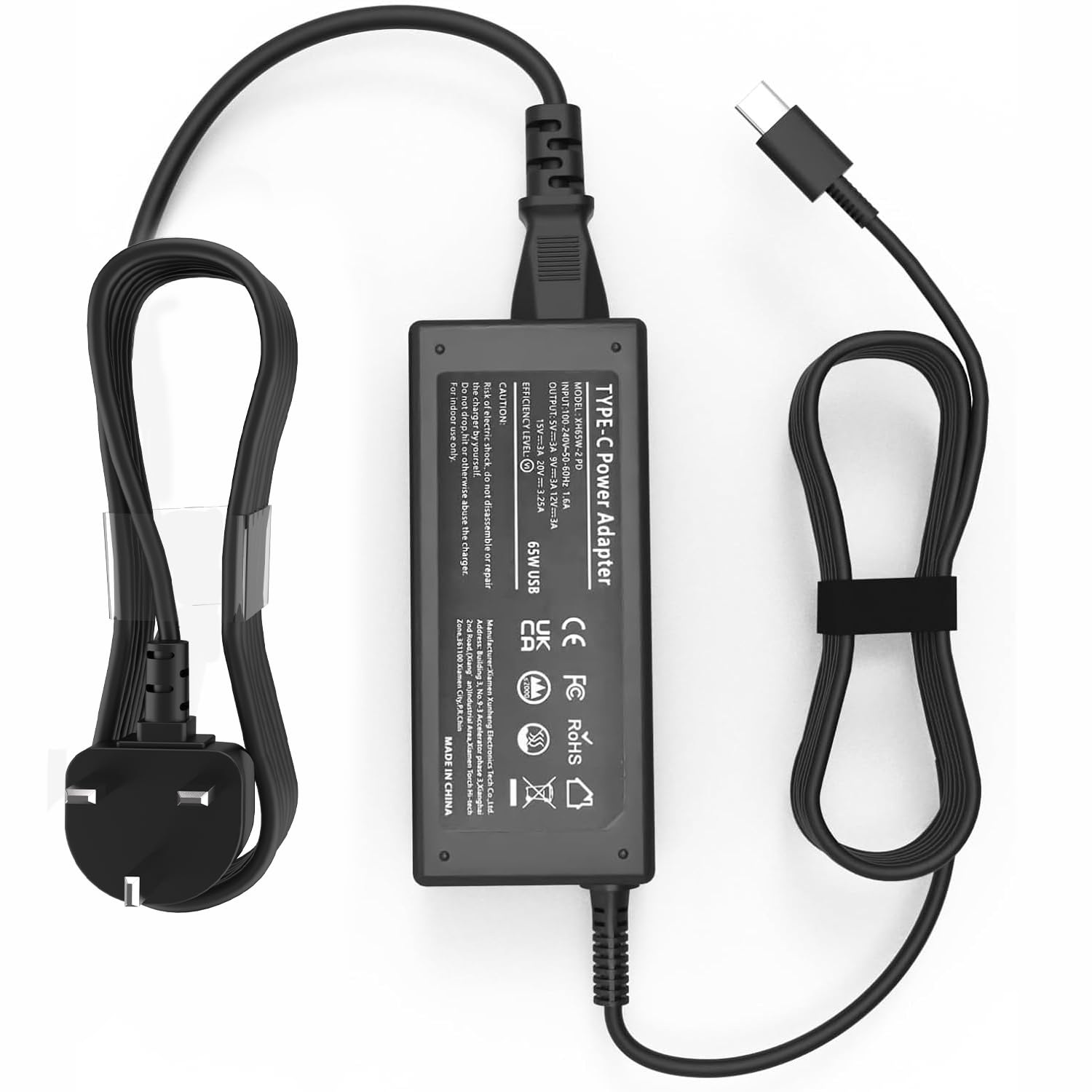 Riabwwox 65W USB C Laptop Charger for Lenovo ThinkPad T & X Series