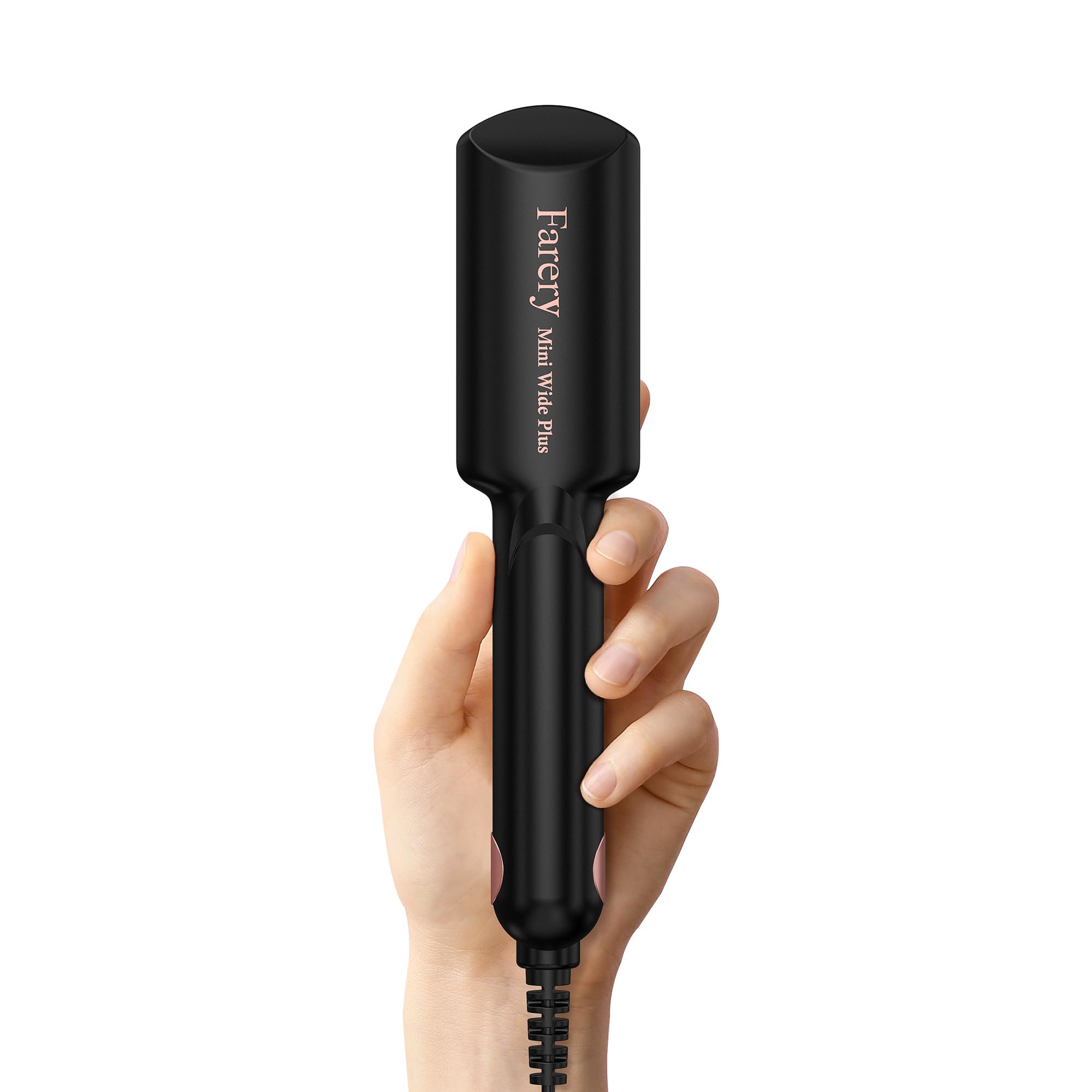 FARERY Mini Hair Straightener – 38mm Ceramic Travel Flat Iron Dual Voltage