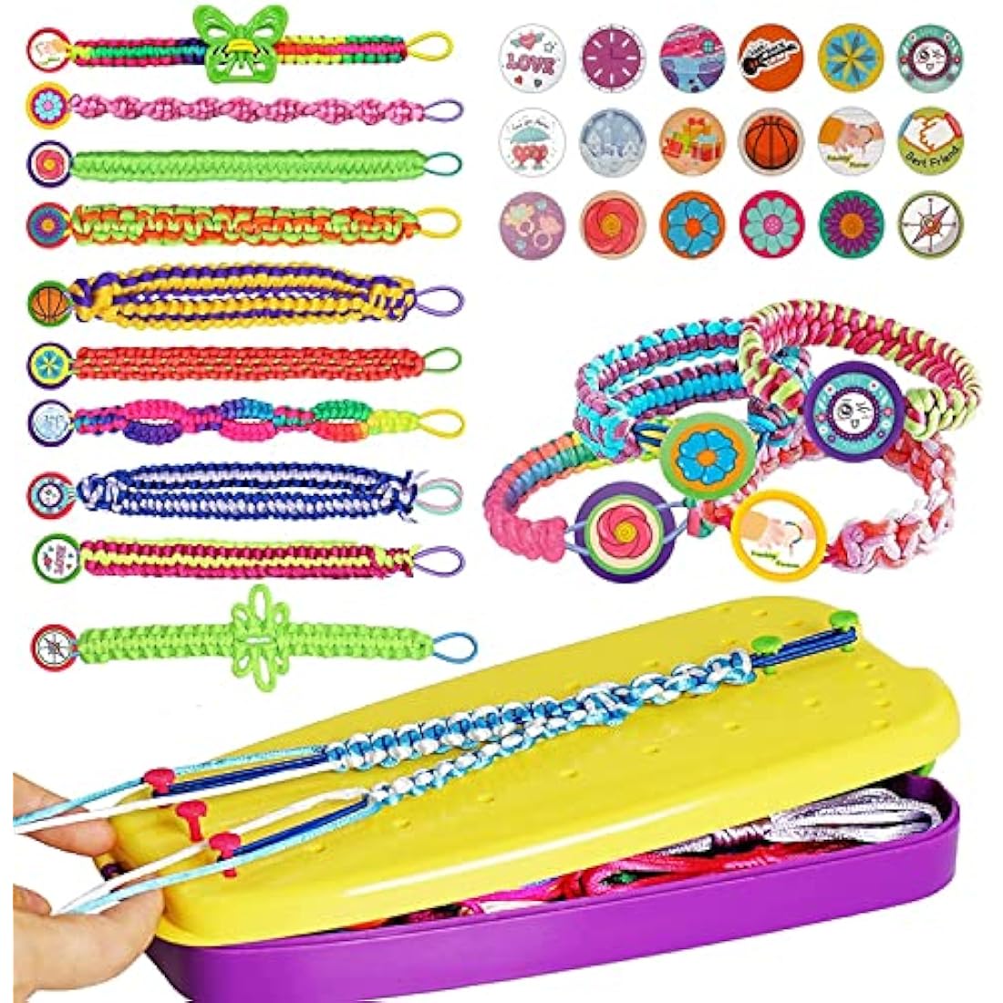 KEEHOM Friendship Bracelet Making Kit – DIY Jewelry Craft Set for Girls