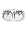 Duetta Stainless Steel Sink - 2 Bucket Teak Model Basin