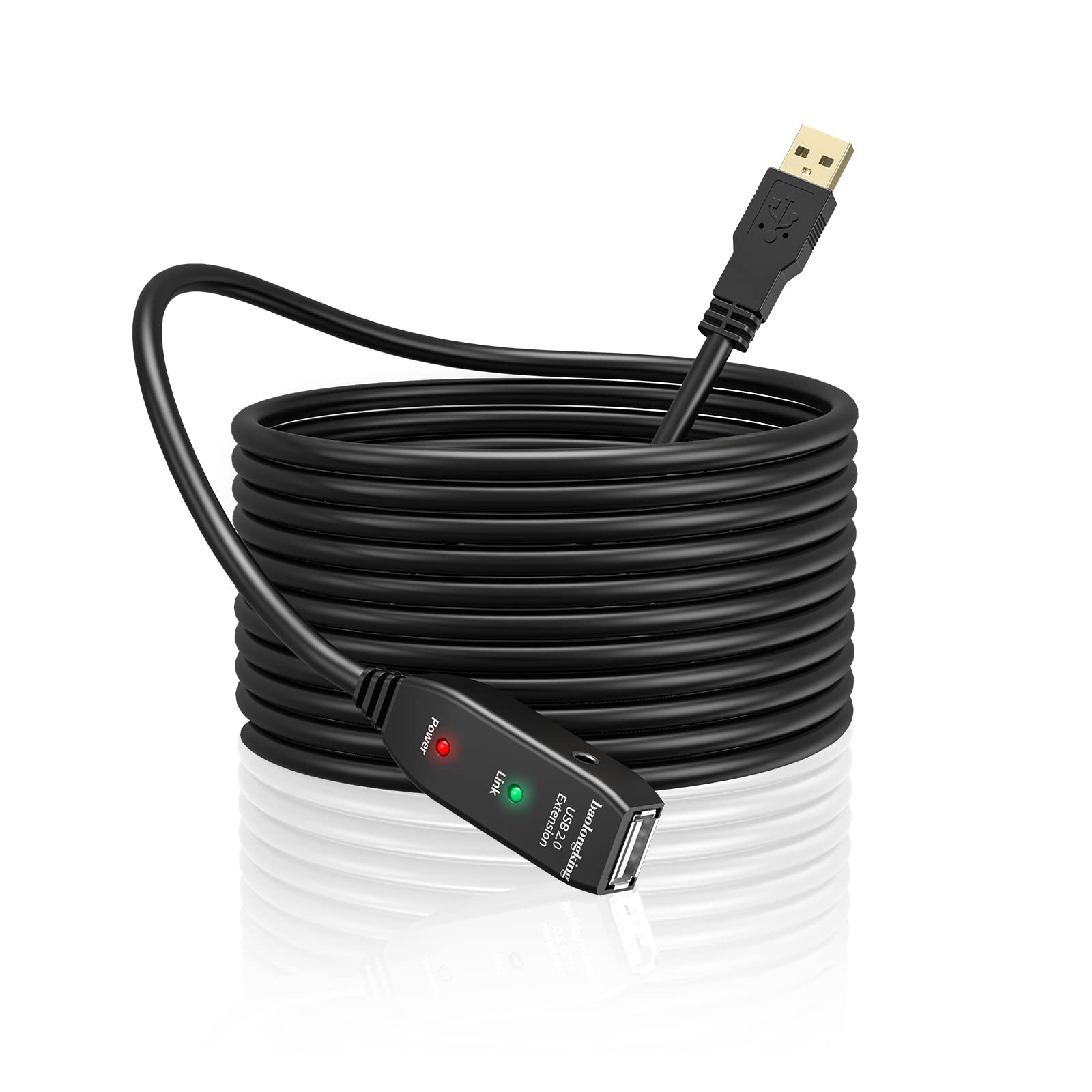 Baolongking USB 2.0 Extension Cable – 10M Active Repeater with Signal Booster