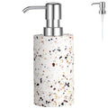 Luxspire Terrazzo Resin Soap Dispenser with Replacement Pump - 10.8oz