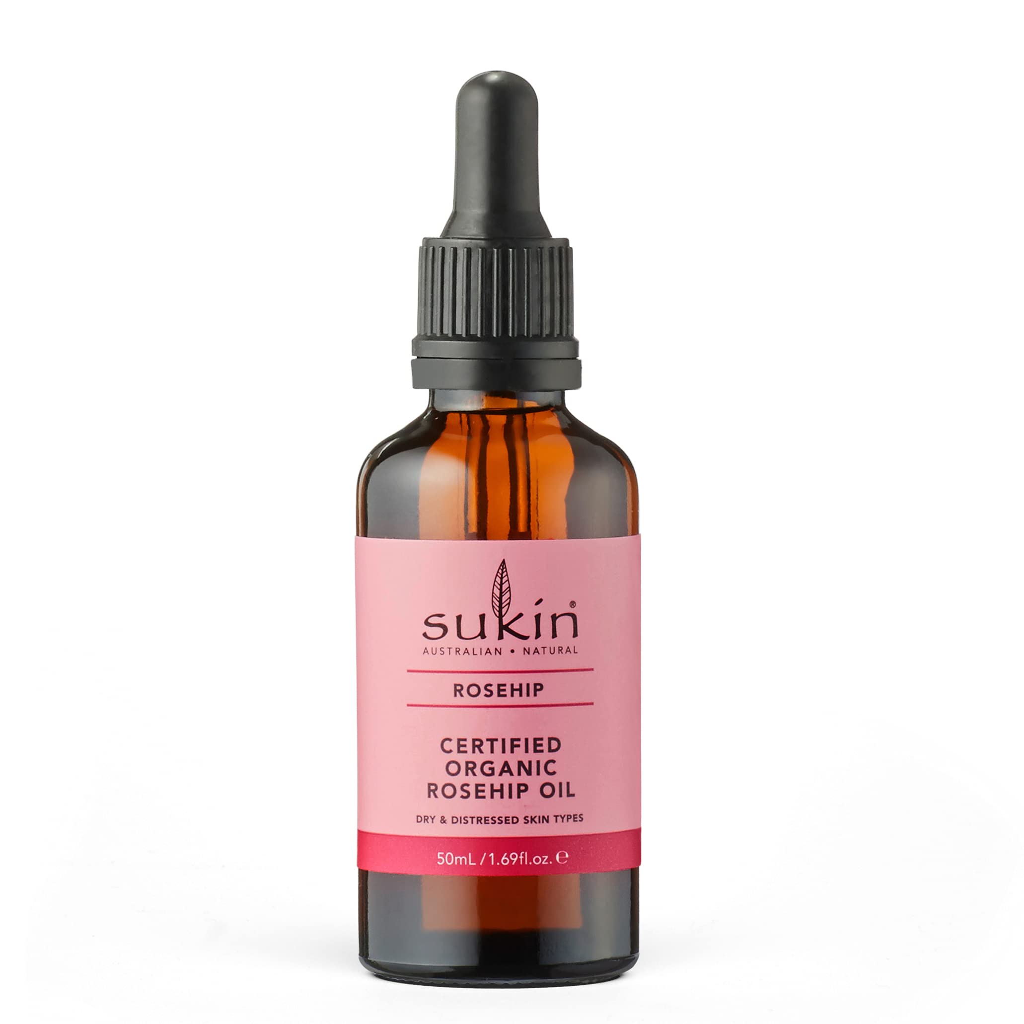 Sukin Certified Organic Rosehip Oil – Anti-Aging Facial Serum, 50ml