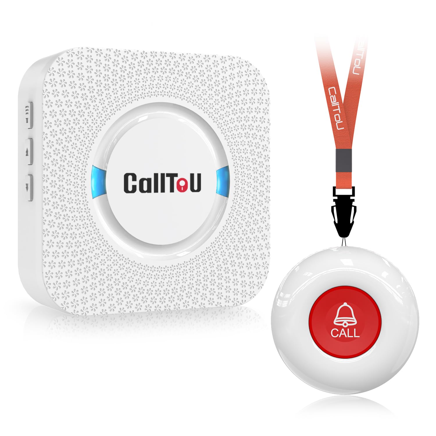 CallToU Wireless Caregiver Pager: SOS Panic Button Alarm for Elderly