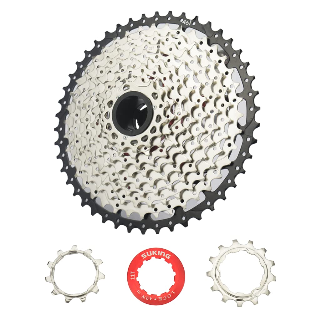 CYSKY 11 Speed Cassette 11-46T | Lightweight Steel MTB Road Bike Freewheel