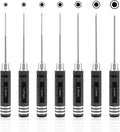 Gruiqrd 7-Piece Hex Screwdriver Set for RC Cars and Models (0.9-3.0mm)