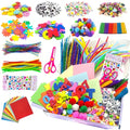 2000+ Pcs Kids Craft Supplies Kit - DIY Art Box Ages 4-8