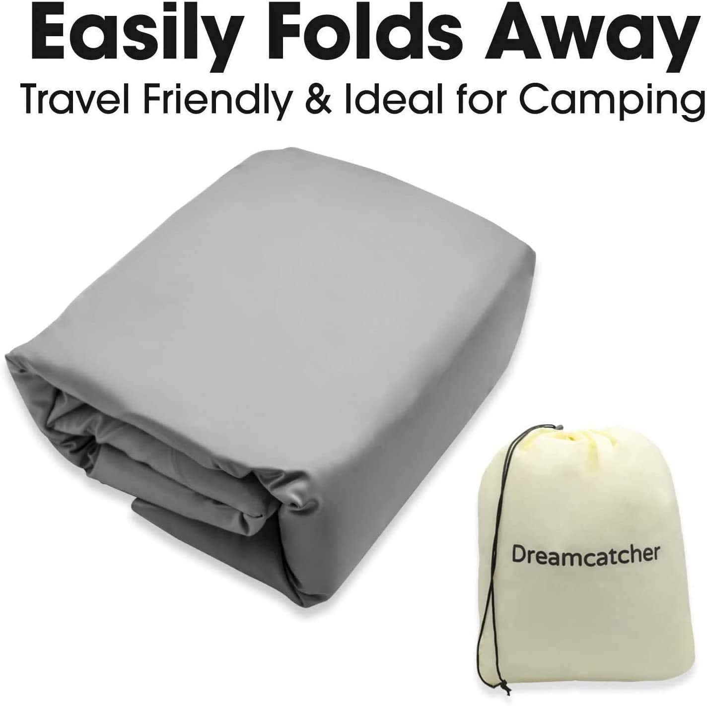 Dreamcatcher King Inflatable Mattress with Built-in Pump | 203x152x46cm