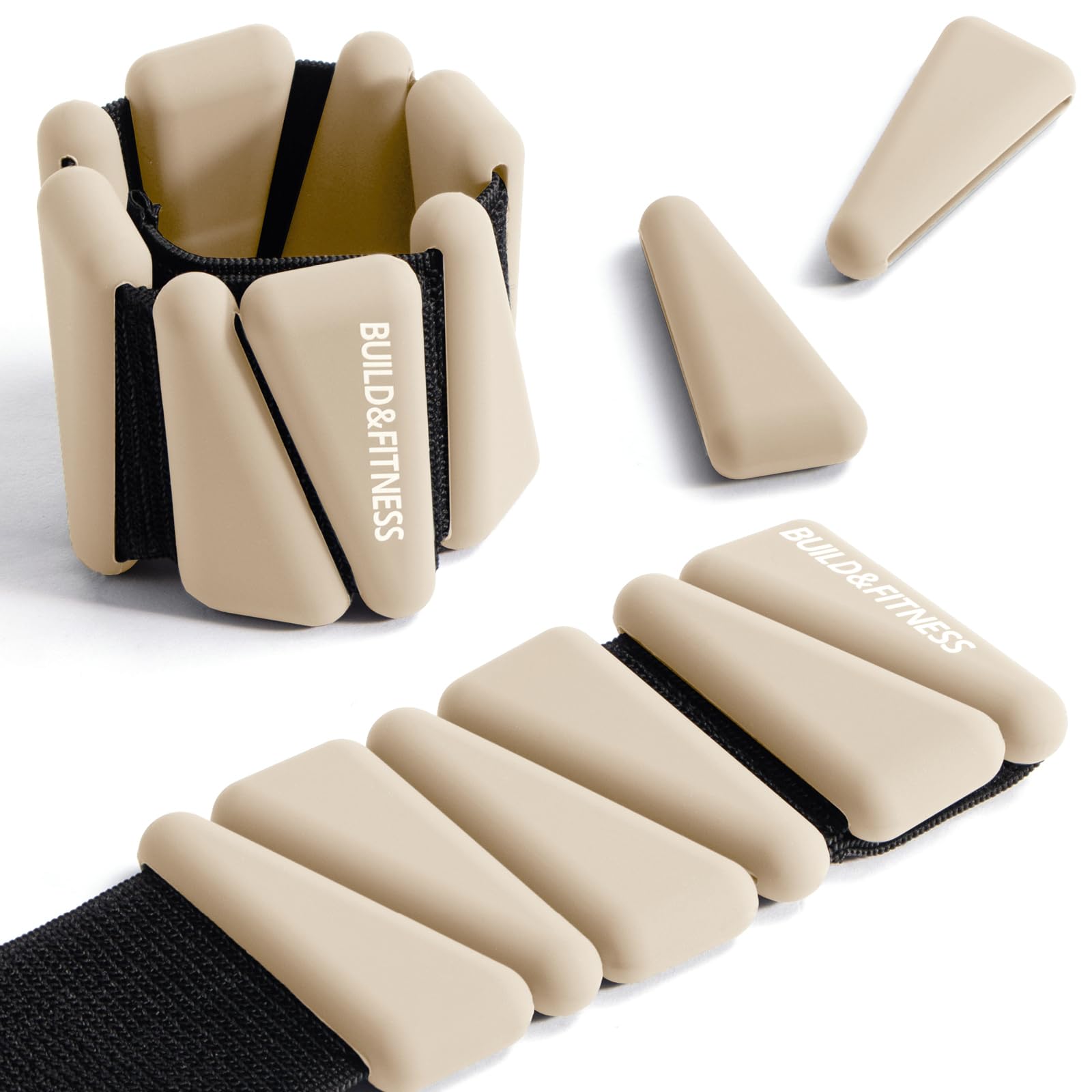 Adjustable Wrist & Ankle Weights | Set of 2 Waterproof Bands
