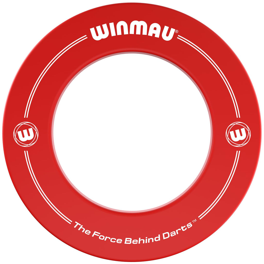 Winmau Dartboard Surround Ring – Red Printed Wall Protector Backboard