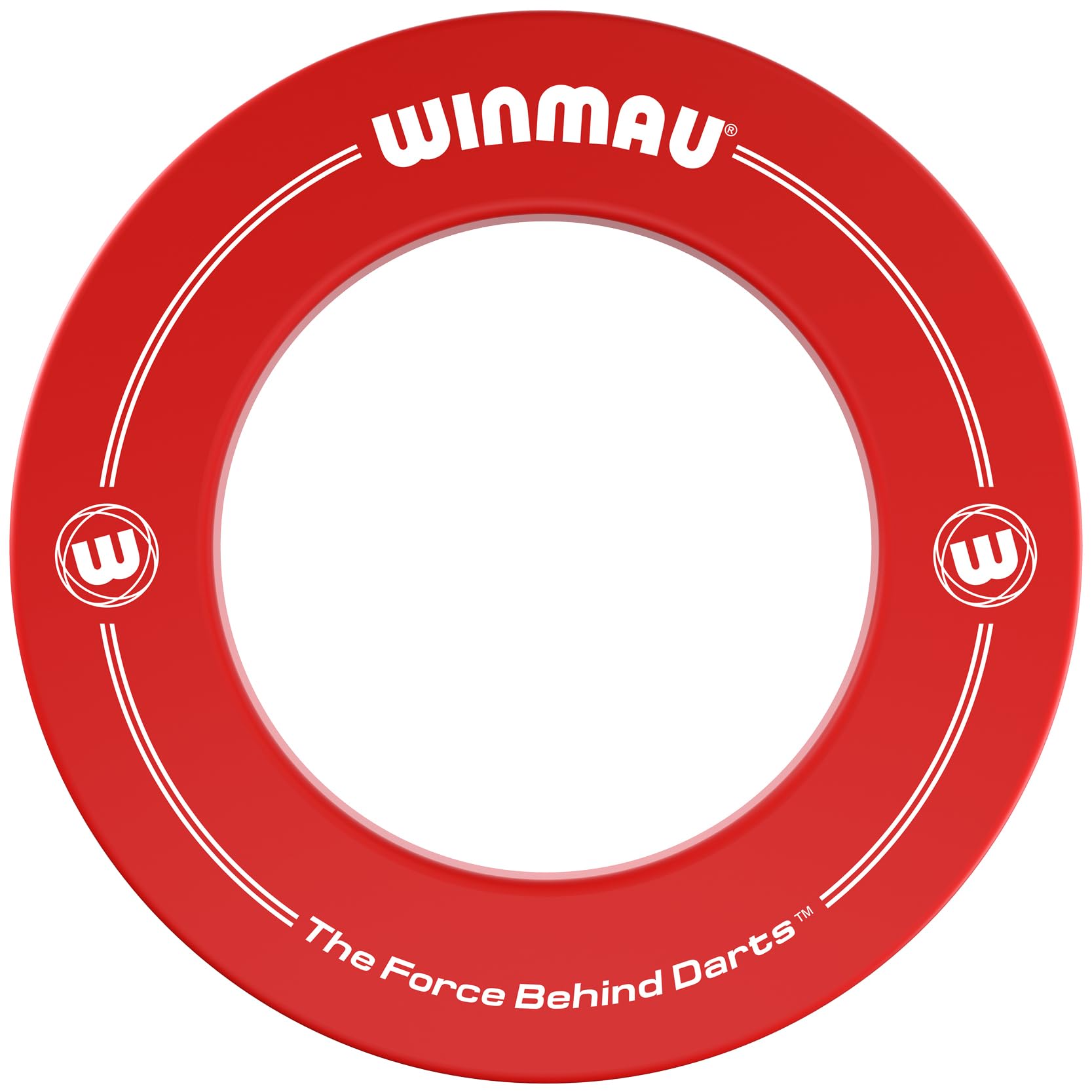 Winmau Dartboard Surround Ring – Red Printed Wall Protector Backboard