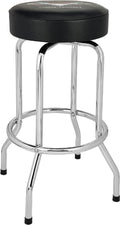 Fender Custom Shop Chevron Logo Barstool, Padded Swivel Seat, 30 In