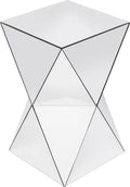 Kare Design Luxury Triangle Mirrored Side Table – Modern Glam Glass