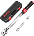 VANPO 1/2" Drive Torque Wrench Set, 20-220Nm with 3/8" Adapter