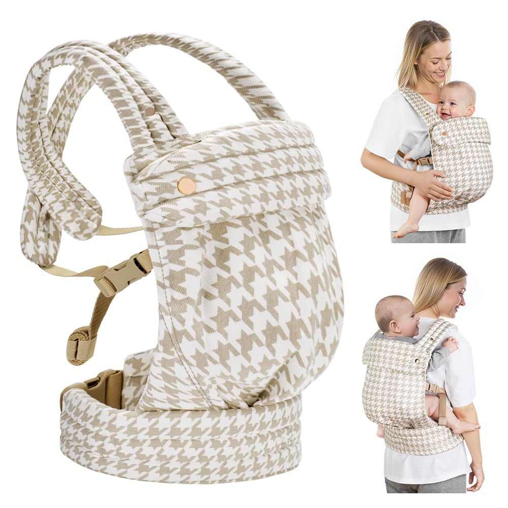 Aolso Ergonomic Baby Carrier – Breathable X-Shape Sling for 3-36 Months