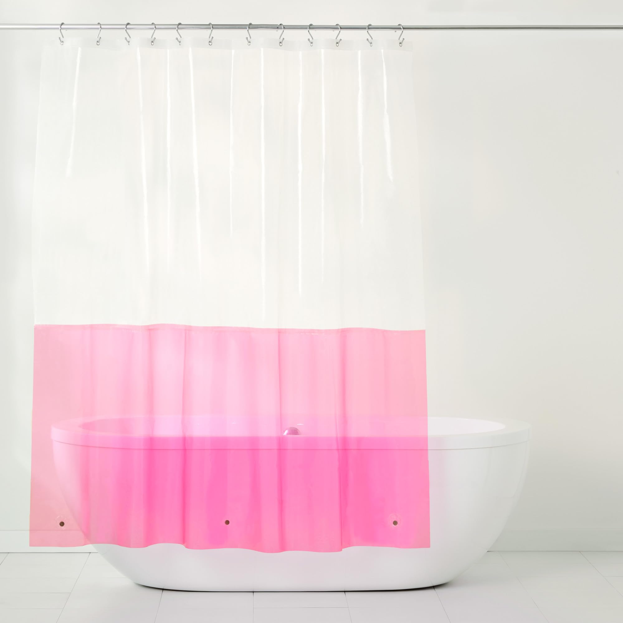 Town & Country Play Ciara PEVA Shower Curtain Liner | Waterproof, 70x72