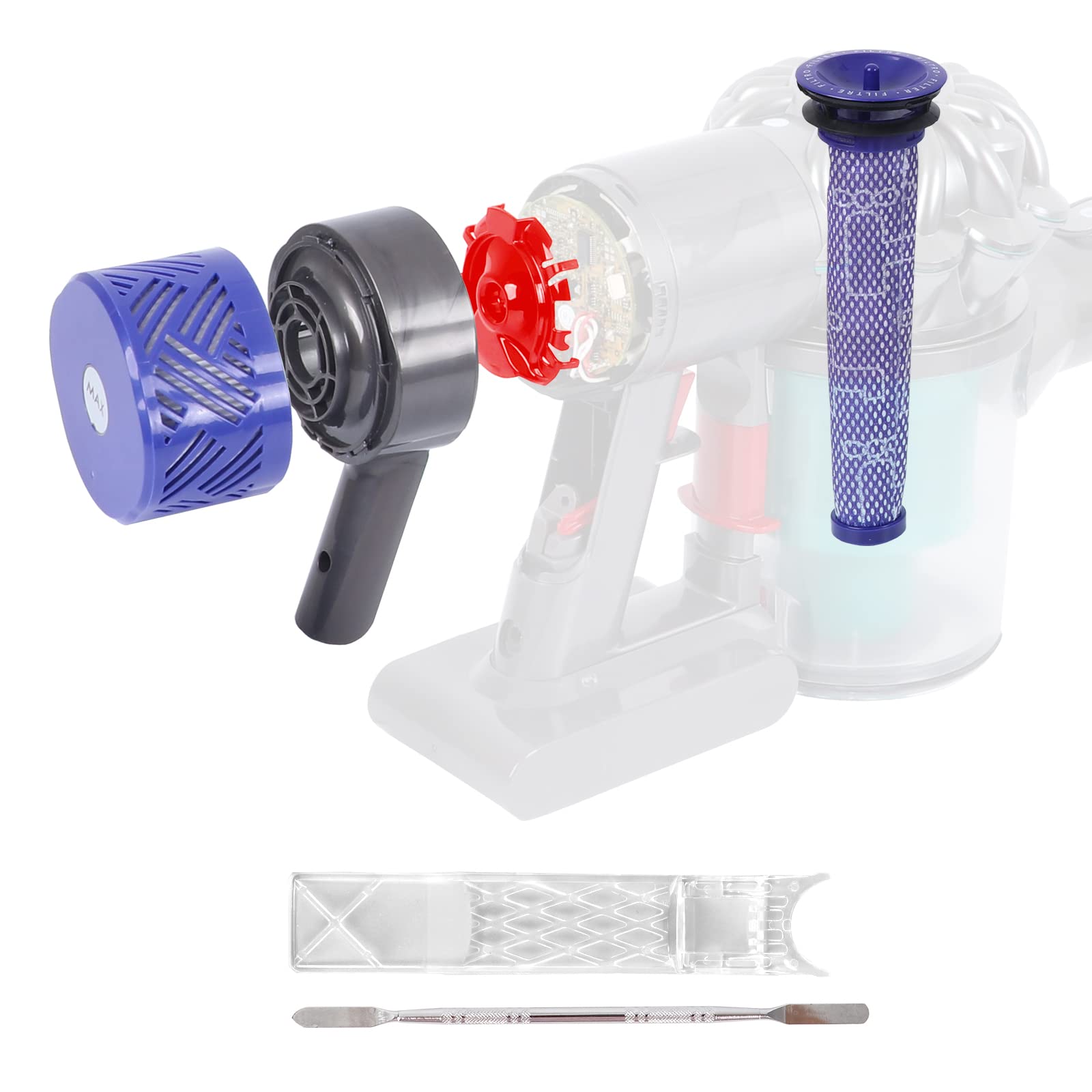 Jolof Store HEPA Filter Set for Dyson V6 DC58 DC59 DC62 DC72 DC74