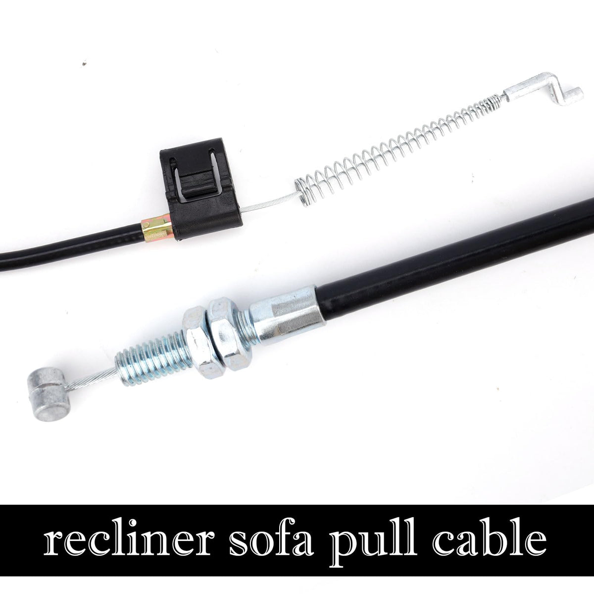 Fukaisu 2pcs Sofa Recliner Cables, Universal Recliner Handle Pull Cable Hook Exposed Couch Release Repair Cable with S Tip Replacement Parts for Most - image 3
