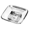 Jolof Store Glass Soap Dish – Elegant Clear Decorative Tray for Bathroom