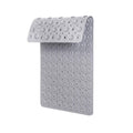 Jolof Store Non-Slip Bath Mat – Anti-Mould PVC Shower Mat, Grey, 70x40cm