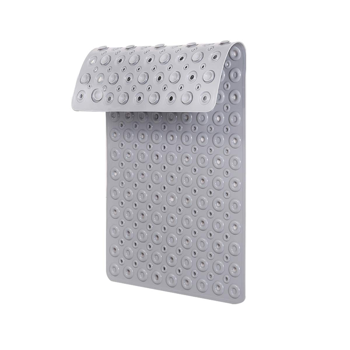 Jolof Store Non-Slip Bath Mat – Anti-Mould PVC Shower Mat, Grey, 70x40cm