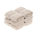 900 GSM Premium Cotton 6-Piece Face Towel Set | Stone