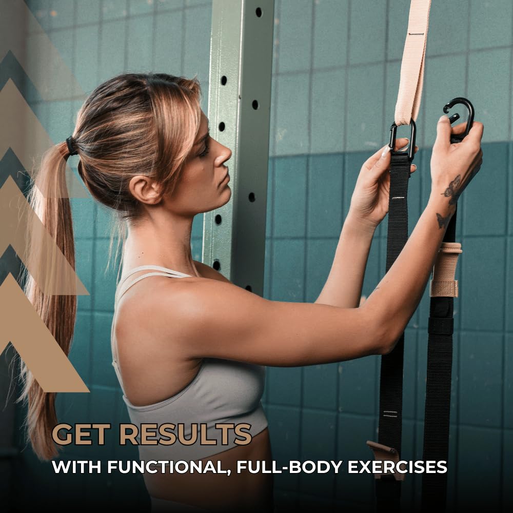 THYSOL Suspension Trainer Pro Xtreme - Full Body Sling Trainer Set