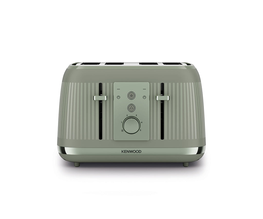 Kenwood Dusk 4-Slot Toaster – 1800W with 5 Browning Levels, Olive Green