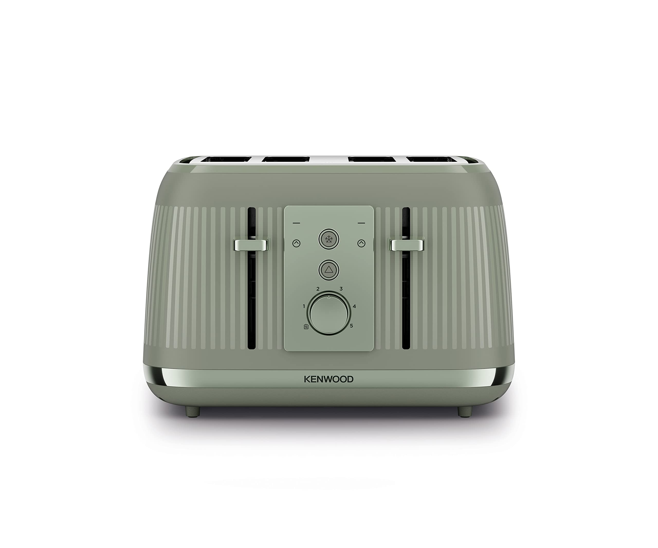 Kenwood Dusk 4-Slot Toaster – 1800W with 5 Browning Levels, Olive Green
