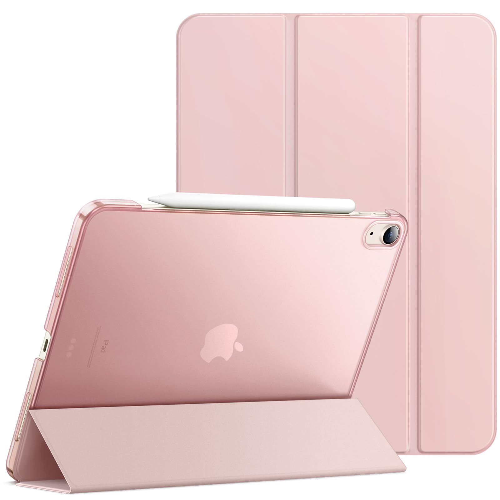 JETech iPad Air 13-Inch M3/M2 Case | Slim Smart Cover – Sandy Pink