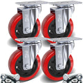 100mm Heavy Duty Swivel Castor Wheels - 700kg Set of 4