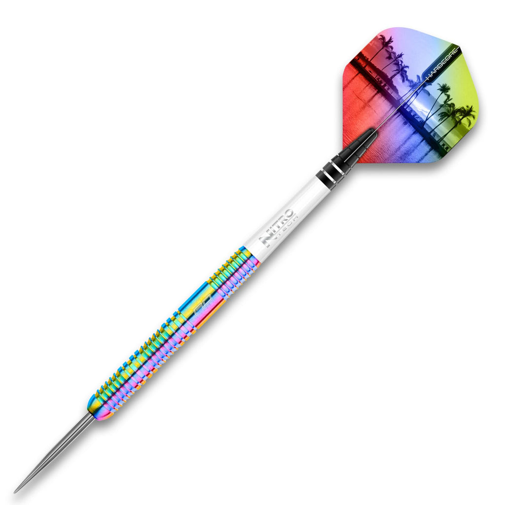 Red Dragon Miami 24g Tungsten Darts Set | Professional Steel Tip Darts