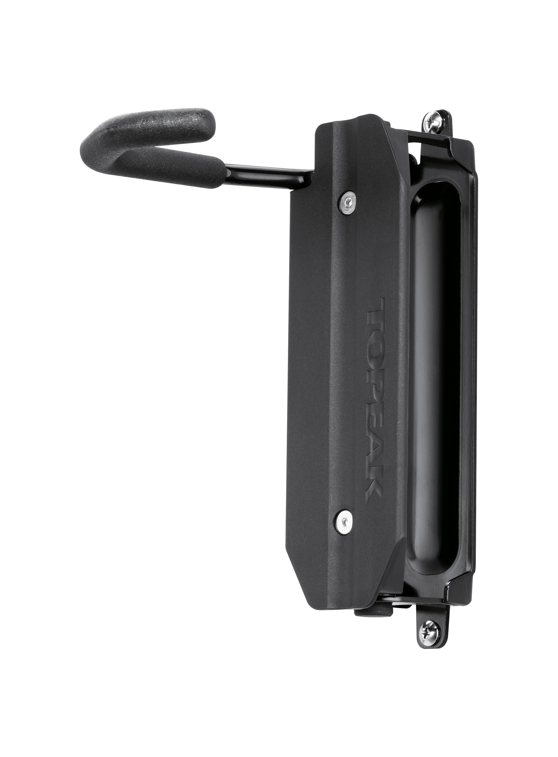 Topeak Swing-Up EX Bike Holder – Wall Mount Space-Saving Storage, Black