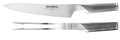 Global G-313 2 Piece Carving Set | 21cm Knife and Curved Fork
