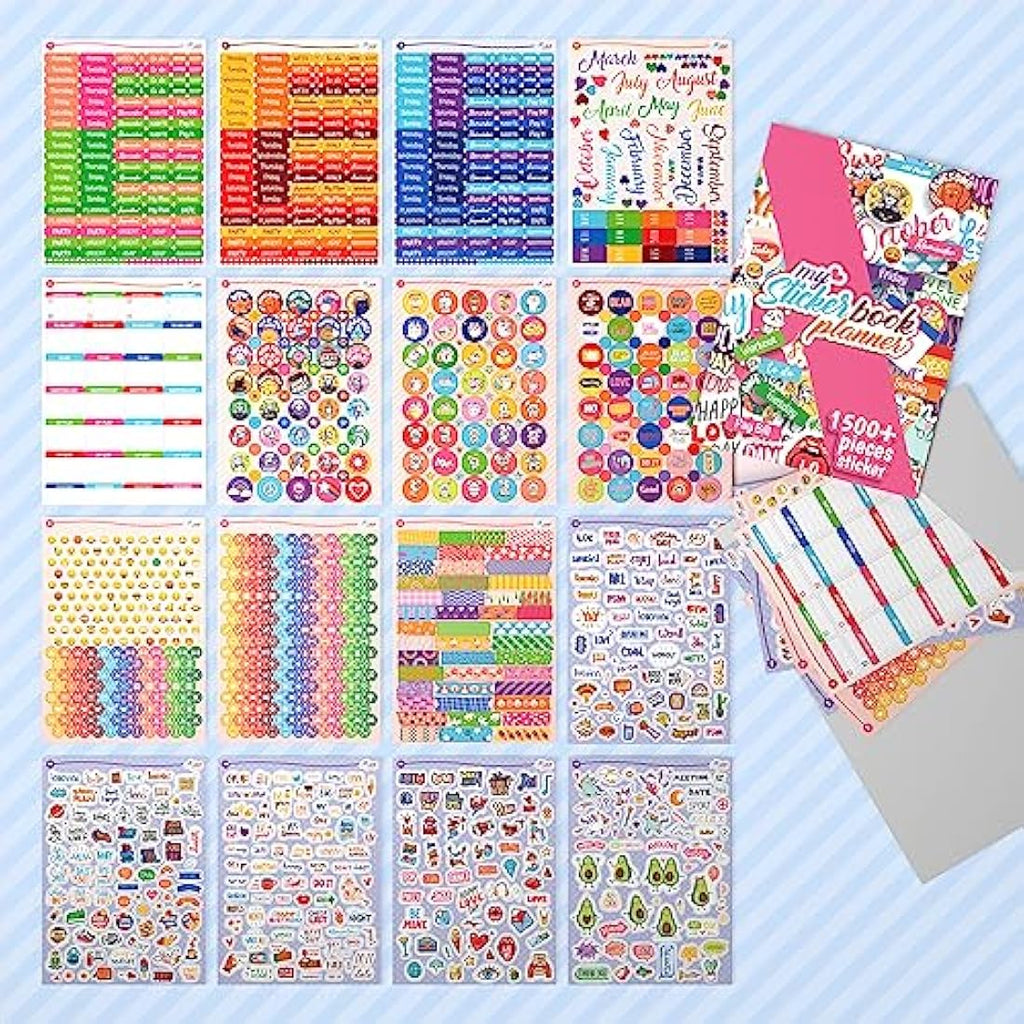 Planner Sticker Set - 2500+ Pcs Journaling & Calendar Sheets