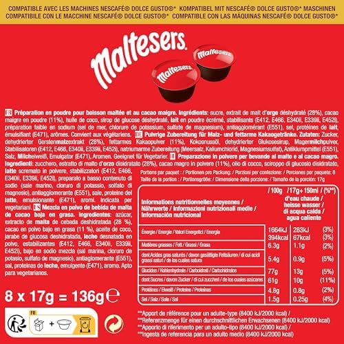 Mars Hot Chocolate Pods for Dolce Gusto – 48 Capsule Variety Bundle
