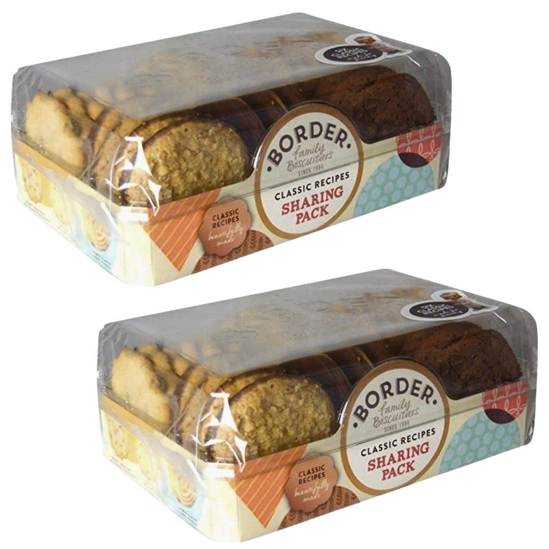Borders Biscuits Variety Tin - 6 Buttery Flavours - 2 x 400g Gift Box