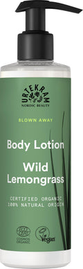 Urtekram Wild Lemongrass Body Lotion | Organic & Vegan Moisturizer – 245ml